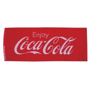 コカコーラ フェイスタオル ふわふわジャガード織 送料無料 COCA COLA