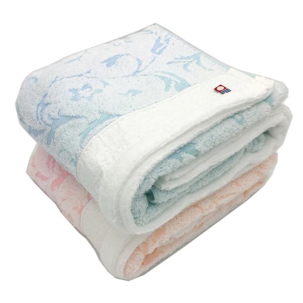 バスタオル 今治タオル 厚手 ふわふわ無撚糸 ラムール バスタオル 2枚セット(ブルー系1枚・ピンク...