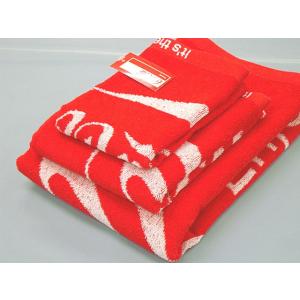 タオル コカ・コーラ タオル ３点セット ウオッシュタオル フェイスタオル レジャータオル ジャガー...