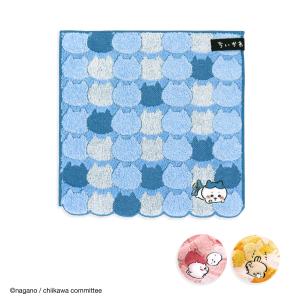 ちいかわ タオルハンカチ おかお 名入れ 刺繍 ギフト 贈り物 夏ギフト タオル美術館