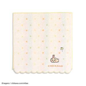 ちいかわ タオルハンカチ ドット 名入れ 刺繍...の詳細画像3
