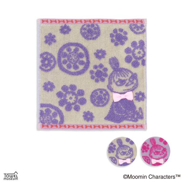 タオルハンカチ タオル 名入れ 刺繍 MOOMIN ムーミン ぽんぽんフラワーII ギフト プレゼン...
