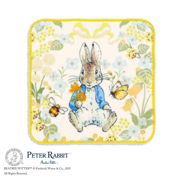 タオル 名入れ 刺繍 PETER RABBIT(TM)  ピーター タオルハンカチ ギフト プレゼン...