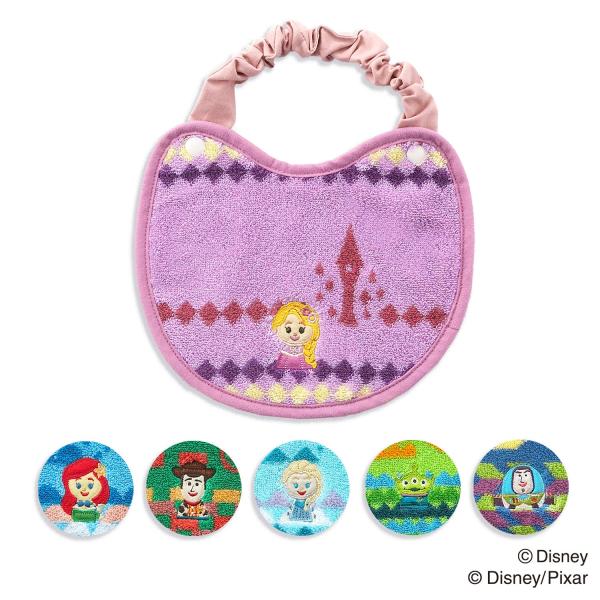 タオル 名入れ 刺繍 Disney KIDEA ディズニー キディア IRODORU スタイ ギフト...