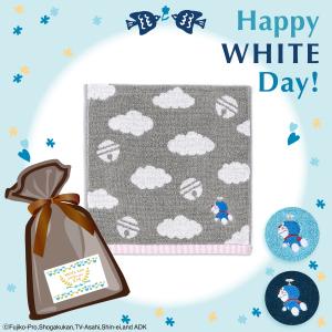 タオルハンカチ タオル 名入れ 刺繍 ギフト用ラッピング付き MiRAi ドラえもん 雲 ギフト プレゼント お祝い 贈り物 タオル美術館 公式 記念品 母の日