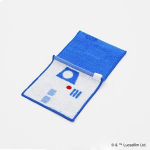 ミニタオル 名入れ 刺繍 WARP STAR WARS スターウォーズ ハーフミニタオル +4 「R2-D2」 ギフト プレゼント お祝い 贈り物 タオル美術館 公式｜towelmuseum