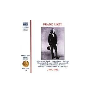 イェネ・ヤンドー Liszt: Complete Piano Music Vol 10 / Jeno...