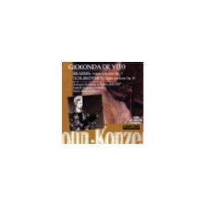 ジョコンダ・デ・ヴィート Brahms:Violin Concerto CD