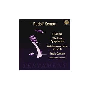 ルドルフ・ケンペ ブラームス: 交響曲第1番、第2番、第3番、第4番、悲劇的序曲、ハイドンの主題によ...