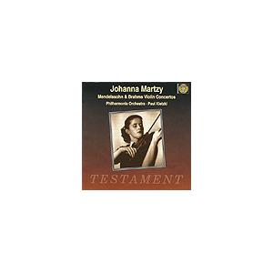 ヨハンナ・マルツィ メンデルスゾーン: ヴァイオリン協奏曲、ブラームス: ヴァイオリン協奏曲 CD-...