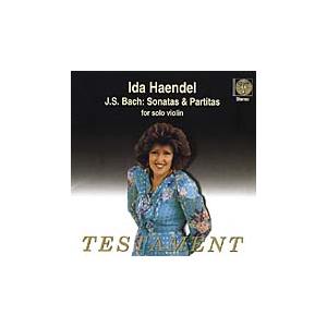 イダ・ヘンデル J.S.バッハ: 無伴奏ヴァイオリンソナタ&amp;パルティータ(全曲) CD