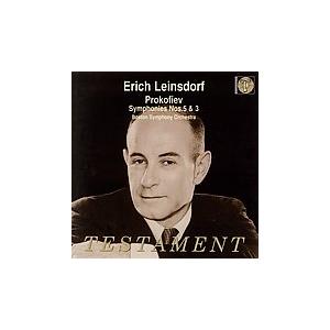 エーリヒ・ラインスドルフ プロコフィエフ: 交響曲第5番、第3番 CD