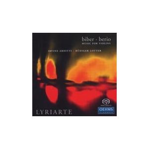 アーヴィン アルディッティ Biber & Berio -Music For Violins:Biber:Violin Sonatas No.3/No.5/No.6/Berio:Duet For  SACD Hybrid