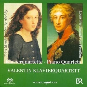 ヴァレンティン・ピアノ四重奏団 ルイ・フェルディナント&amp;メンデルスゾーン: 弦楽四重奏曲集 SACD...