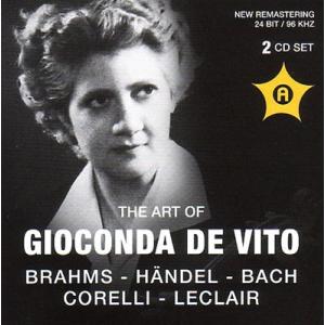 ジョコンダ・デ・ヴィート The Art of Gioconda de Vito - Brahms,...