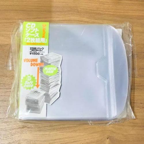 FLASH DISC RANCH CDソフトケース 2枚組用 (25枚パック/不織布50枚付) Ac...