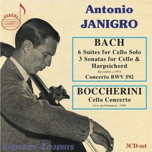 アントニオ・ヤニグロ J.S.Bach: 6 Suites for Cello Solo, 3 So...