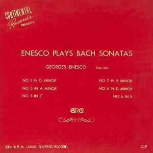ジョルジュ・エネスコ J.S.バッハ: 無伴奏ヴァイオリン・ソナタとパルティータ(全曲) CD