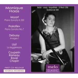 モニク アース Mozart: Piano Sonata K.330; Prokofiev: Piano Sonata No.7; Debussy: Images L.110, etc CD