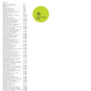 Aphex Twin Syro LP