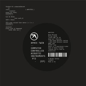 Aphex Twin Computer Controlled Acoustic Instruments pt2 EP LP
