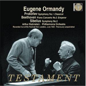 ユージン・オーマンディ プロコフィエフ: 交響曲第1番「古典」、ベートーヴェン: ピアノ協奏曲第5番...