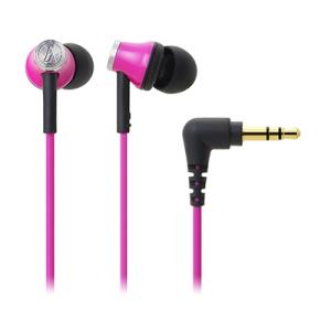 audio-technica インナーイヤーヘッドホン ATH-CK330M Pink Headph...