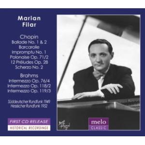マリアン フィラー Marian Filar plays Chopin and Brahms CD