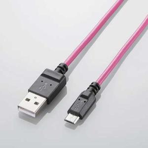 ELECOM microUSBケーブル(スリム) 1.2m/Pink Accessories