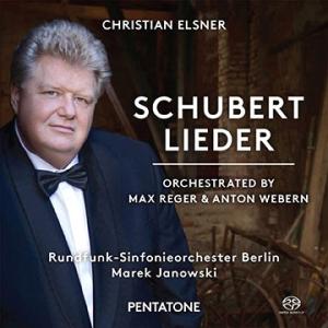 クリスティアン・エルスナー シューベルト: 歌曲集(レーガー、ウェーベルンによるオーケストラ伴奏版)...