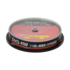グリーンハウス DVD-RW CPRM 録画用 1-2倍速 10枚スピンドル Blank Media