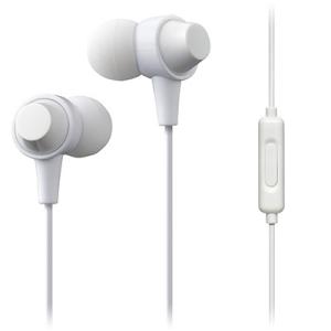 maxell カナル型イヤホン「+FiT」 MXH-C110S スマホ対応 ホワイト Headpho...