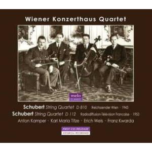 ウィーン コンツェルトハウス四重奏団 Wiener Konzerthaus Quartet plays Schubert CD