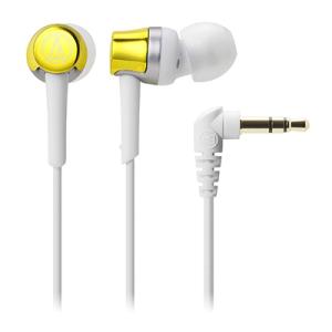 audio-technica インナーイヤーヘッドホン ATHCKR30 Yellow Headphone/Earphone｜tower