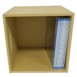 disk union レコードラック/1マスレコードラック/ベージュ (LP約80枚収納) Acce...