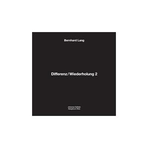 ベルンハルト ラング Differenz/Wiederholung 2 LP