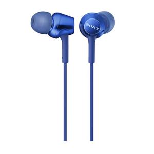 SONY スマートフォン用密閉型インナーイヤーレシーバー(リモコン付) MDR-EX255AP/Blue Headphone/Earphone｜tower
