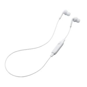 ELECOM Bluetoothイヤホン カジュアル HPC13/ホワイト Headphone/Ea...