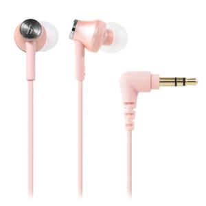 audio-technica インナーイヤーヘッドホン ATH-CK350M ピンク Headpho...