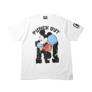 rvddw X Mickey Mouse/BOXING TEE WHITE XLサイズ Appare...