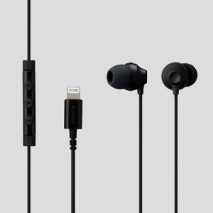 ELECOM Lightningイヤホン LF12C/ブラック Headphone/Earphone｜tower