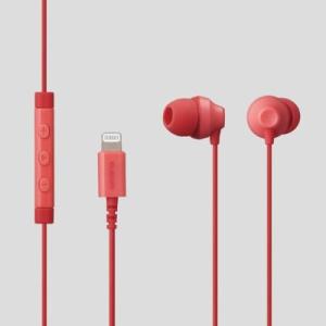 ELECOM Lightningイヤホン LF12C/ピンク Headphone/Earphone