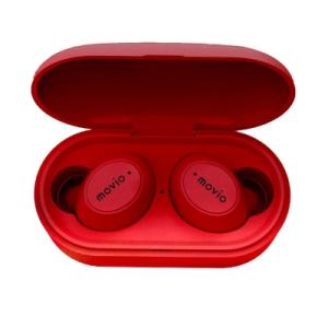 movio Ver.4.2完全ワイヤレスイヤホン レッド Headphone/Earphone
