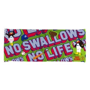 東京ヤクルトスワローズ NO SWALLOWS, NO LIFE. 2020 ハイブリッドフェイスタオル(3Dマスコット/グリーン)