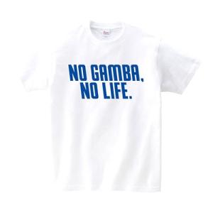 ガンバ大阪 NO GAMBA, NO LIFE. 2020 T-shirts(ホワイト) XLサイズ