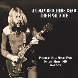 The Allman Brothers Band Final Note CD
