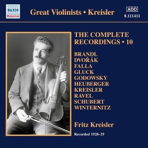 フリッツ・クライスラー フリッツ・クライスラー: 録音全集 第10集 (1928-1929) CD