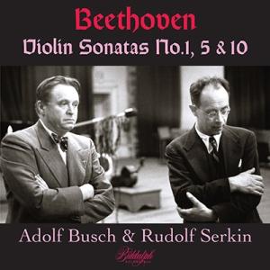 アドルフ ブッシュ ベートーヴェン: ヴァイオリン ソナタ第1番 第5番 第10番 CD