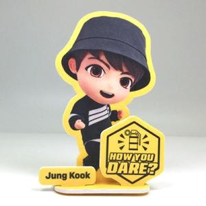 BTS TinyTAN 空気洗浄防臭スタンディングポスター(Yellow)/JUNGKOOK Acc...