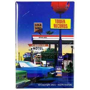 鈴木英人 鈴木英人 × TOWER RECORDS 缶マグネット Accessories